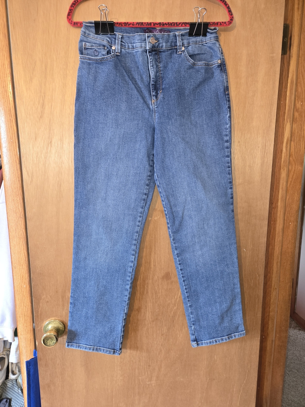 Gloria Vanderbilt Classic Amanda High-Rise Women's Blue Jeans Size 10